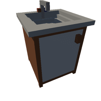 sink with bedside table